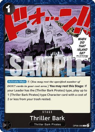 Image of Thriller Bark (OP06-098) - Wings of the Captain