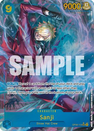 Image of Sanji (Alternate Art) (OP06-119) - Wings of the Captain Foil