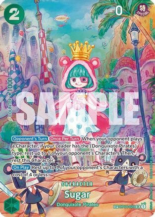 Image of Sugar (SP) (OP04-024) - Wings of the Captain Foil