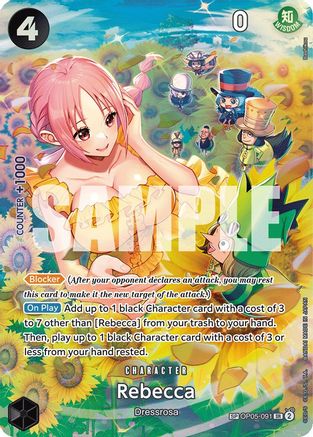 Image of Rebecca (SP) (OP05-091) - Wings of the Captain Foil