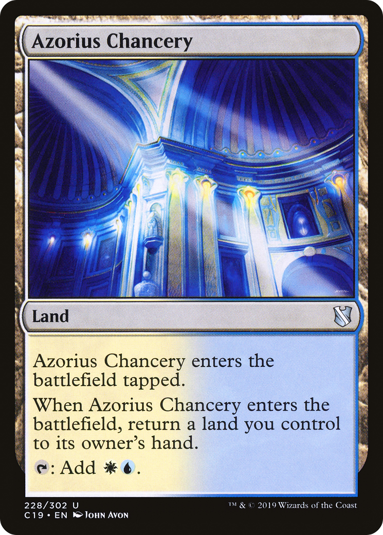 Image of Azorius Chancery (C19-228) - Commander 2019