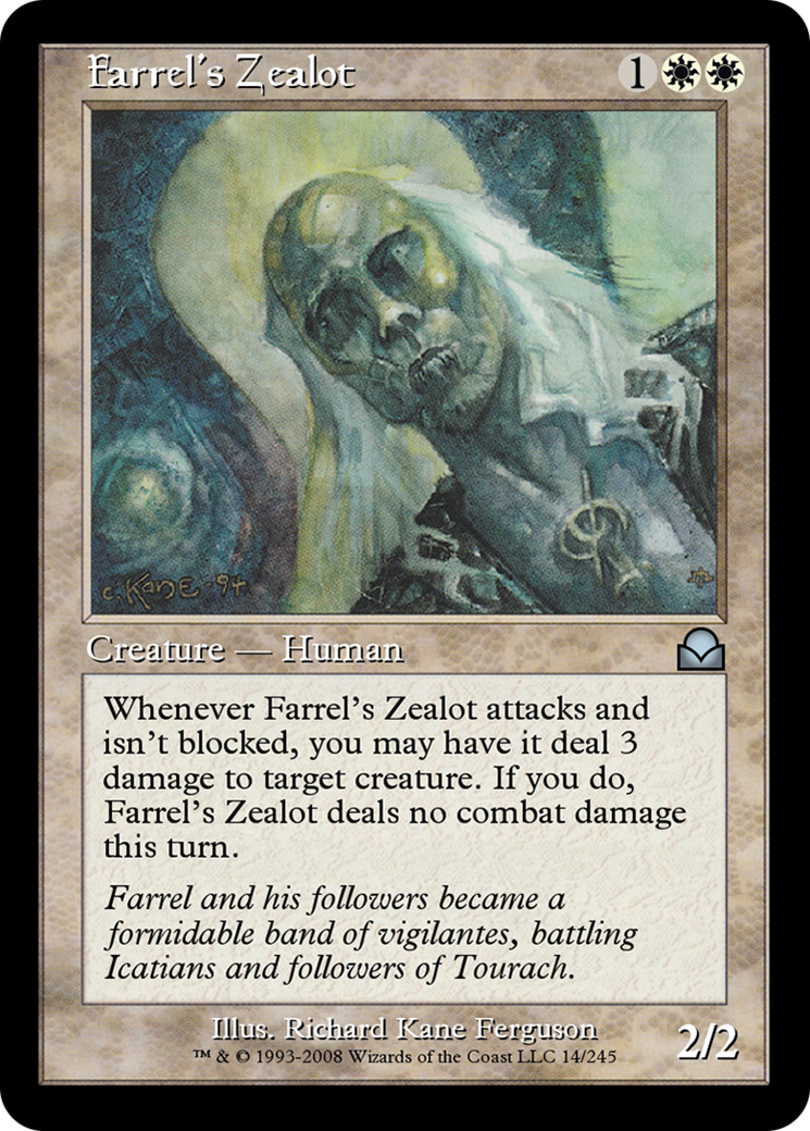 Image of Farrel's Zealot (ME2-014) - Masters Edition II Foil
