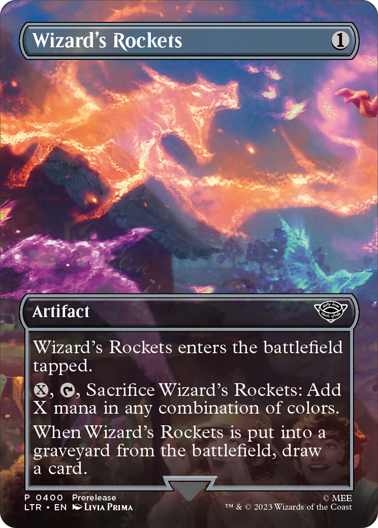 Image of Wizard's Rockets (Borderless) (LTR-400) - The Lord of the Rings: Tales of Middle-earth (Borderless) Foil