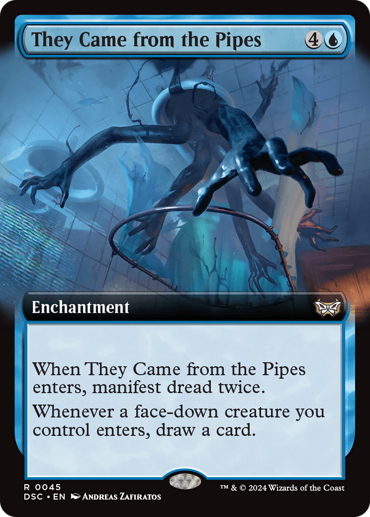 Image of They Came from the Pipes (Extended Art) (DSC-045) - Duskmourn: House of Horror Commander: (Extended Art)
