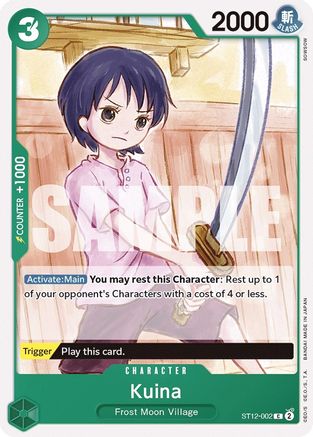 Image of Kuina (ST12-002) - Starter Deck 12: Zoro and Sanji