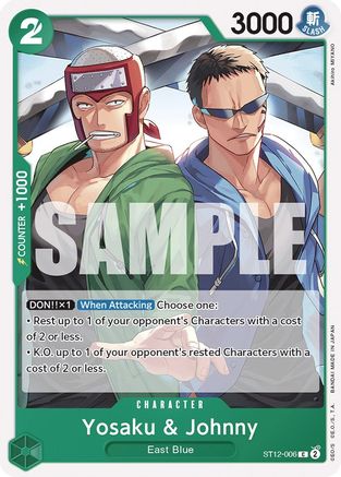 Image of Yosaku & Johnny (ST12-006) - Starter Deck 12: Zoro and Sanji