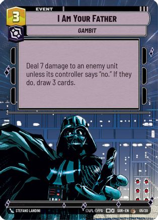 Image of I Am Your Father (Hyperspace) (05/20) - Spark of Rebellion Weekly Play Promos