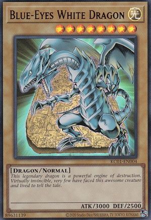 Image of Blue-Eyes White Dragon (UR) (KC01-EN004) - 25th Anniversary Ultimate Kaiba Set Unlimited