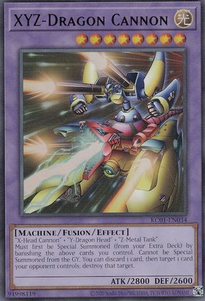 Image of XYZ-Dragon Cannon (Japanese Artwork) (KC01-EN034) - 25th Anniversary Ultimate Kaiba Set Unlimited
