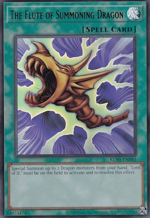 Image of The Flute of Summoning Dragon (KC01-EN041) - 25th Anniversary Ultimate Kaiba Set Unlimited