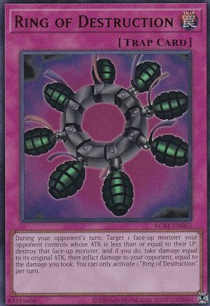 Image of Ring of Destruction (Japanese Artwork) (KC01-EN055) - 25th Anniversary Ultimate Kaiba Set Unlimited