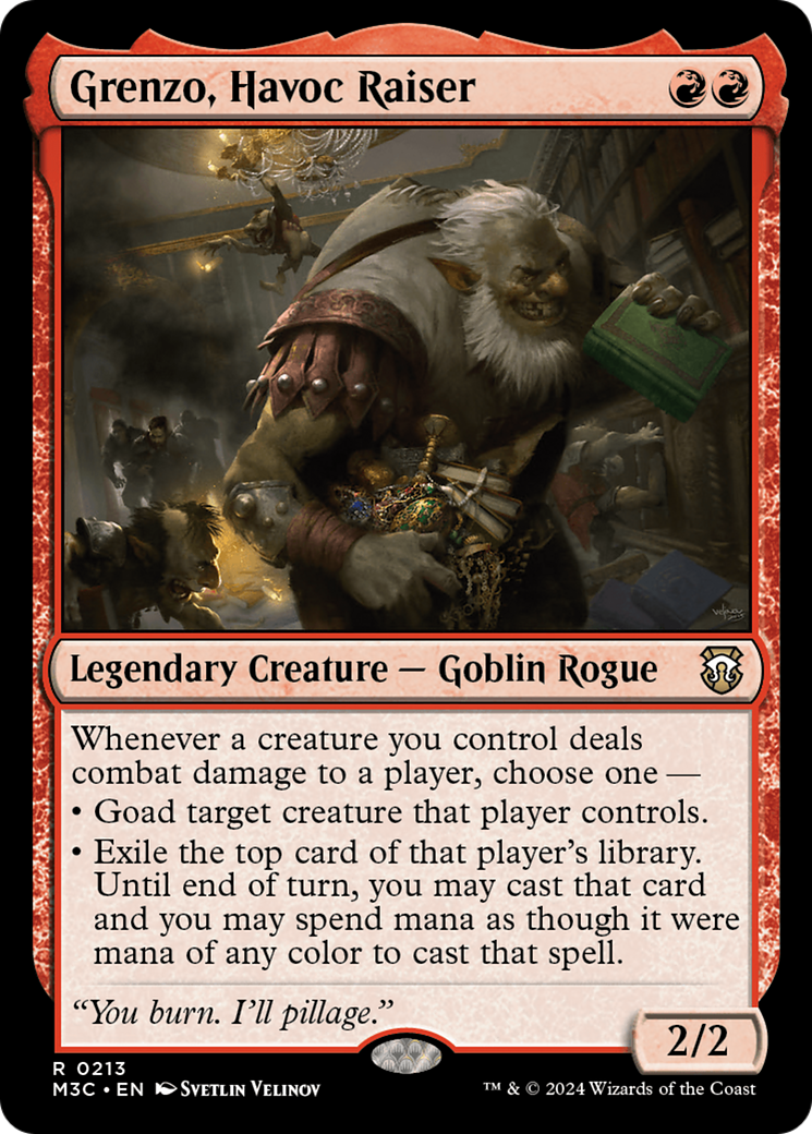 Image of Grenzo, Havoc Raiser (M3C-213) - Modern Horizons 3 Commander