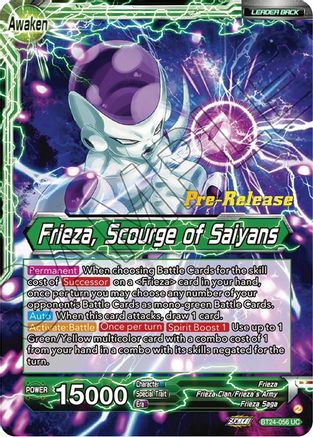 Image of Frieza // Frieza, Scourge of Saiyans (BT24-056) - Beyond Generations PreRelease Cards Foil