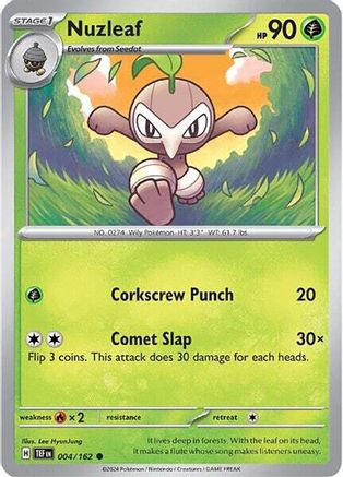 Image of Nuzleaf 004/162  SV05 Temporal Forces - Common