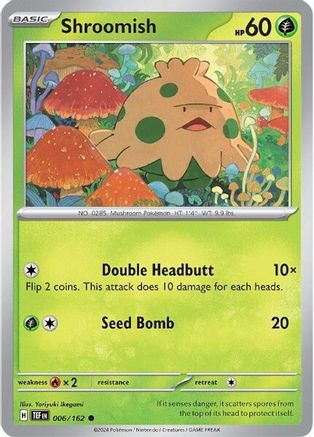 Image of Shroomish 006/162  SV05 Temporal Forces - Common