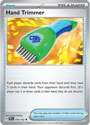 Image of Hand Trimmer 150/162  - Reverse Holofoil SV05 Temporal Forces - Uncommon