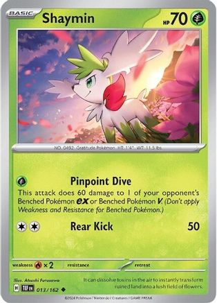 Image of Shaymin 013/162  SV05 Temporal Forces - Uncommon