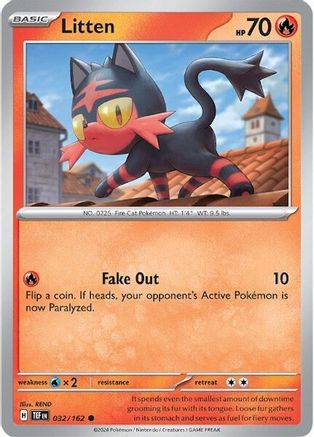 Image of Litten 032/162  SV05 Temporal Forces - Common