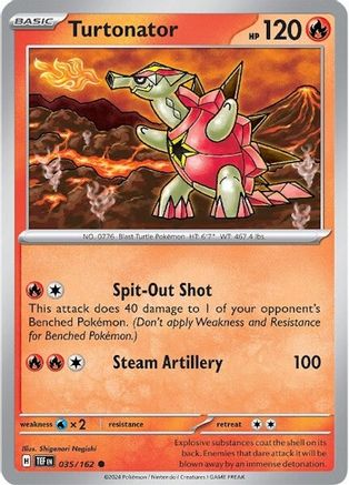 Image of Turtonator 035/162  SV05 Temporal Forces - Common