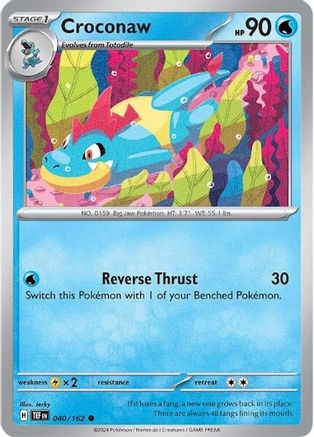 Image of Croconaw 040/162  SV05 Temporal Forces - Common