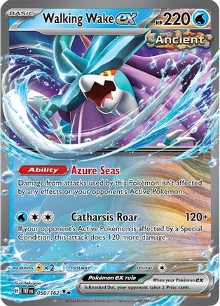Image of Walking Wake ex 050/162  - Holofoil SV05 Temporal Forces - Double Rare