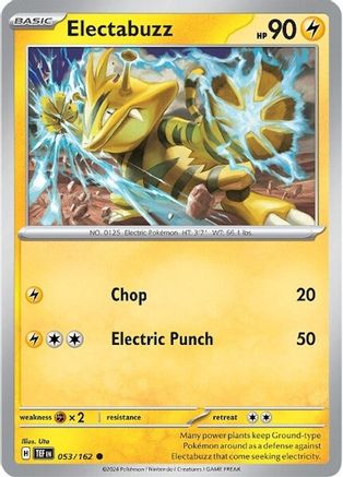 Image of Electabuzz 053/162  SV05 Temporal Forces - Common