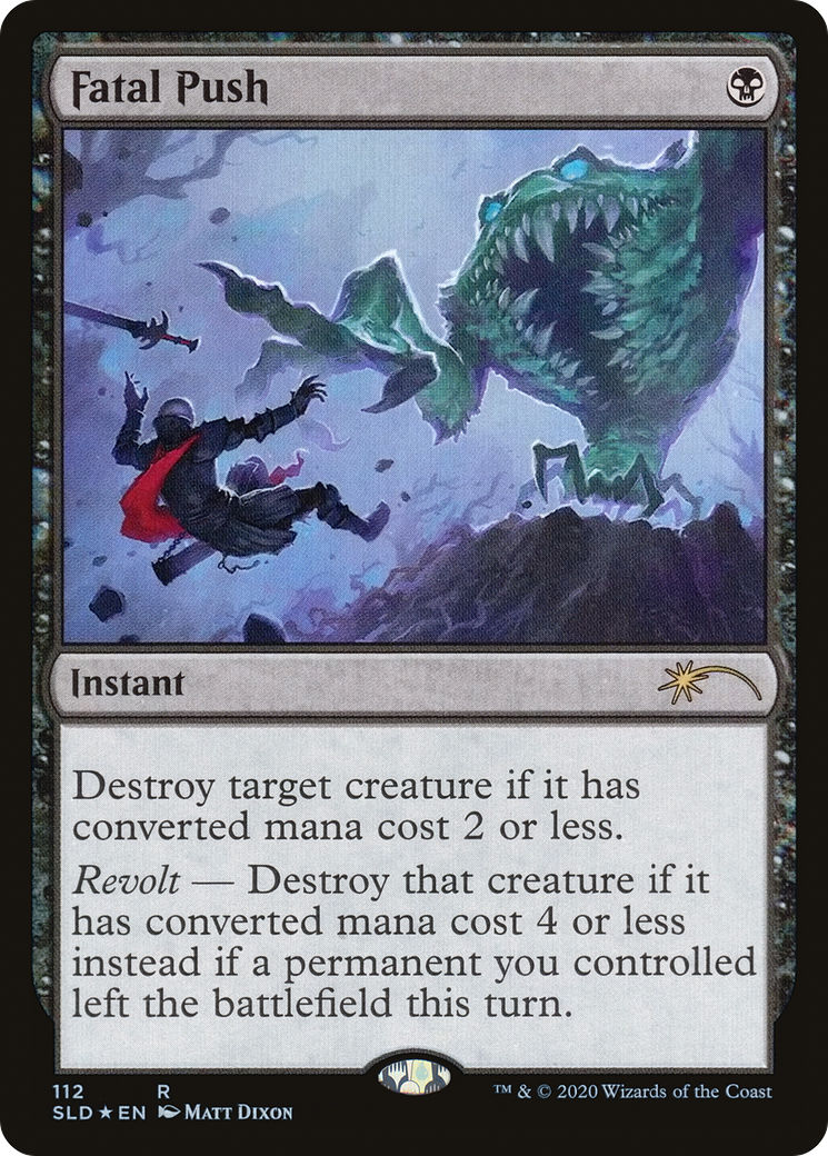 Image of Fatal Push (SLD-112) - Secret Lair Drop Foil