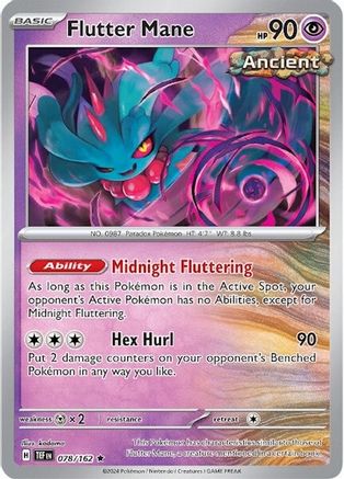 Image of Flutter Mane 078/162  - Reverse Holofoil SV05 Temporal Forces - Rare