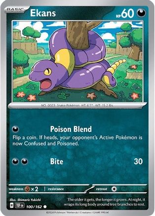 Image of Ekans 100/162  SV05 Temporal Forces - Common