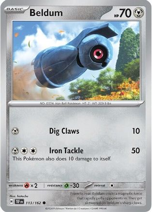 Image of Beldum 113/162  SV05 Temporal Forces - Common
