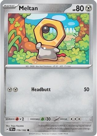 Image of Meltan 116/162  - Reverse Holofoil SV05 Temporal Forces - Common