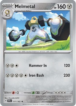 Image of Melmetal 117/162  - Reverse Holofoil SV05 Temporal Forces - Rare