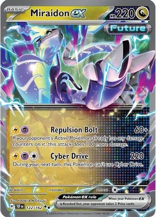 Image of Miraidon ex 122/162  - Holofoil SV05 Temporal Forces - Double Rare