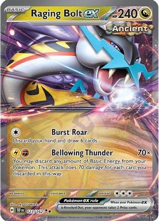 Image of Raging Bolt ex 123/162  - Holofoil SV05 Temporal Forces - Double Rare