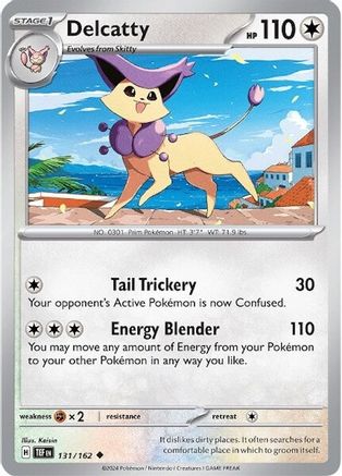Image of Delcatty 131/162  - Reverse Holofoil SV05 Temporal Forces - Uncommon