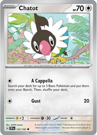 Image of Chatot 132/162  SV05 Temporal Forces - Common