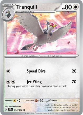 Image of Tranquill 134/162  SV05 Temporal Forces - Common