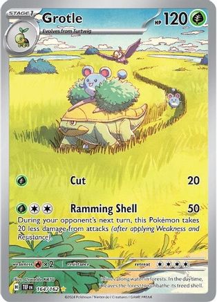 Image of Grotle 164/162  - Holofoil SV05 Temporal Forces - Illustration Rare