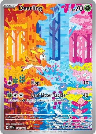 Image of Deerling 165/162  - Holofoil SV05 Temporal Forces - Illustration Rare