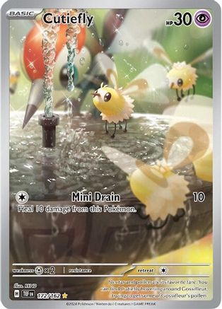 Image of Cutiefly 172/162  - Holofoil SV05 Temporal Forces - Illustration Rare