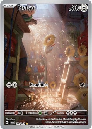 Image of Meltan 179/162  - Holofoil SV05 Temporal Forces - Illustration Rare