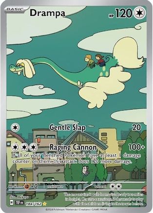 Image of Drampa 184/162  - Holofoil SV05 Temporal Forces - Illustration Rare