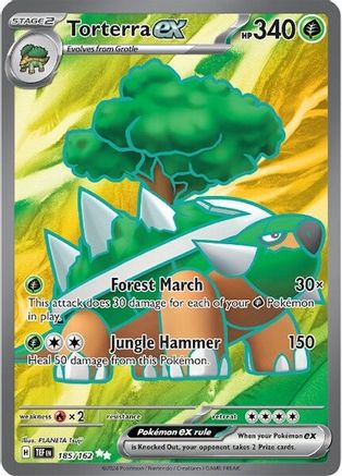 Image of Torterra ex 185/162  - Holofoil SV05 Temporal Forces - Ultra Rare