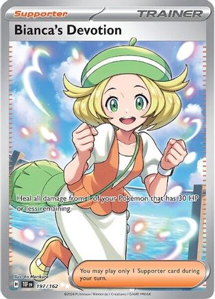 Image of Bianca's Devotion 197/162  - Holofoil SV05 Temporal Forces - Ultra Rare