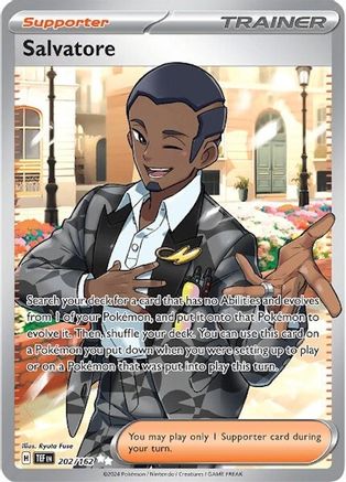 Image of Salvatore 202/162  - Holofoil SV05 Temporal Forces - Ultra Rare