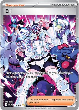 Image of Eri 210/162  - Holofoil SV05 Temporal Forces - Special Illustration Rare