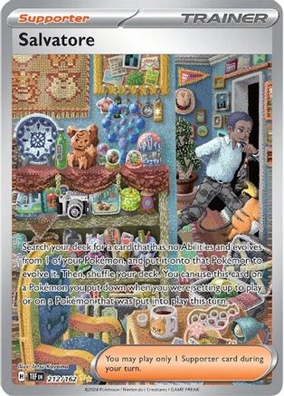 Image of Salvatore 212/162  - Holofoil SV05 Temporal Forces - Special Illustration Rare