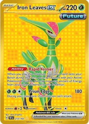 Image of Iron Leaves ex 213/162  - Holofoil SV05 Temporal Forces - Hyper Rare