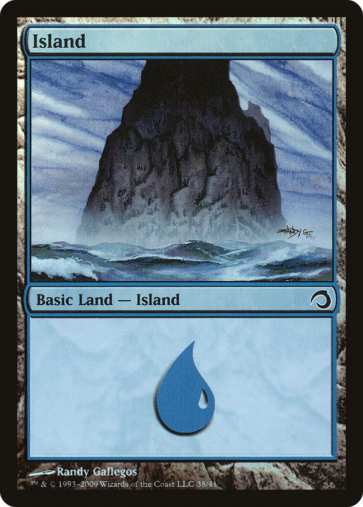 Image of Island (38) (PDS-038) - Premium Deck Series: Slivers Foil