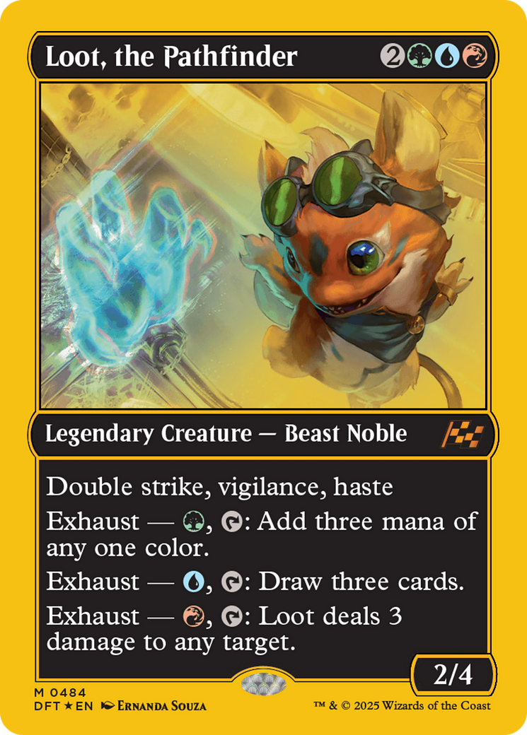 Image of Loot, the Pathfinder (First-Place Foil) (DFT-484) - Aetherdrift Foil
